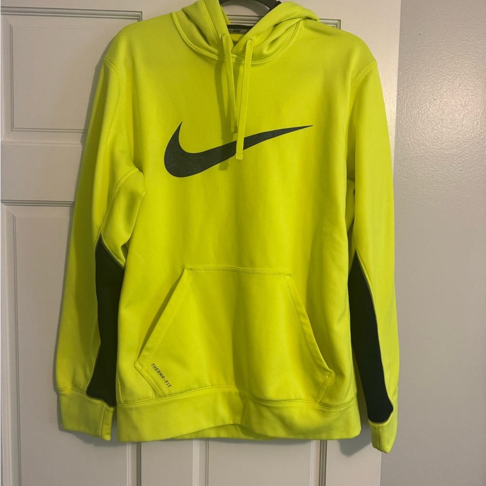 Nike Yellow/Green Therma-Fit Hoodie